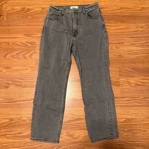 Abercrombie & Fitch Dark Gray Women’s Straight Jeans